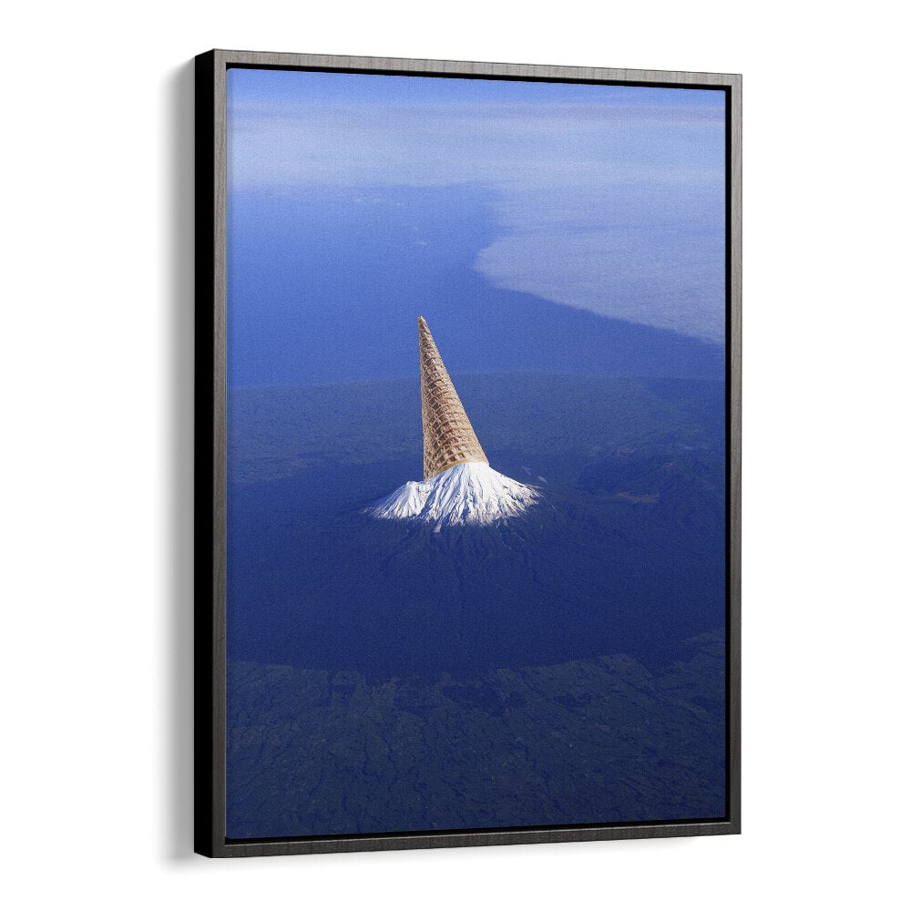 The 3 Sec Rule Surreal Art Artwork in Black Floater Frame
