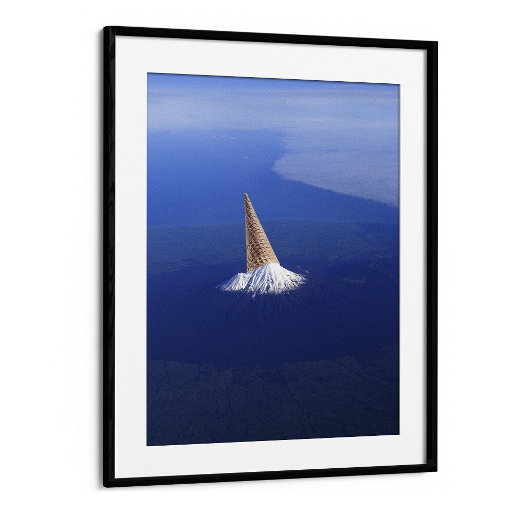 The 3 Sec Rule Surreal Art Artwork in Black Frame With Mount
