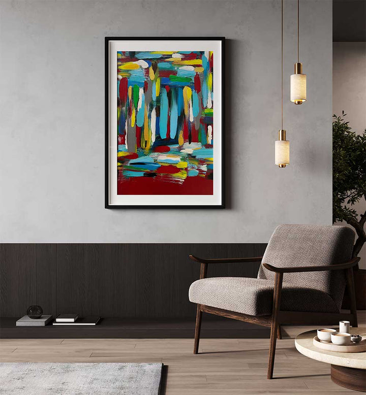 THE BATTLE OF THE PHEASANTS , ABSTRACT PAINTINGS