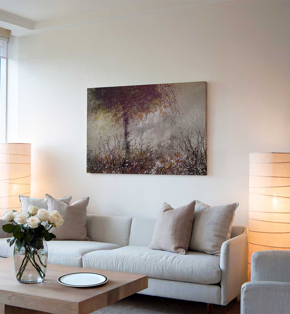 THE BIRCH , FLORAL FLOWER PAINTINGS
