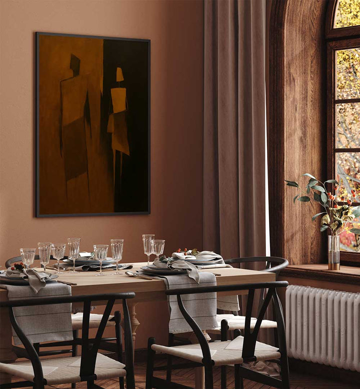 THE CONVERSATION , EXPRESSIONISM PAINTINGS