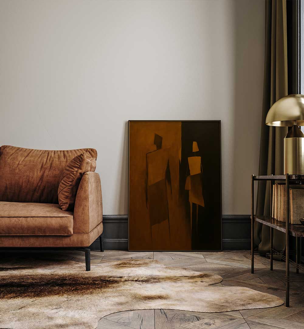 THE CONVERSATION , EXPRESSIONISM PAINTINGS