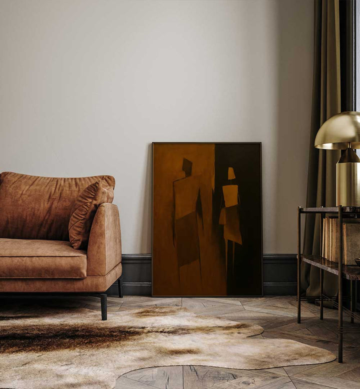 THE CONVERSATION , EXPRESSIONISM PAINTINGS