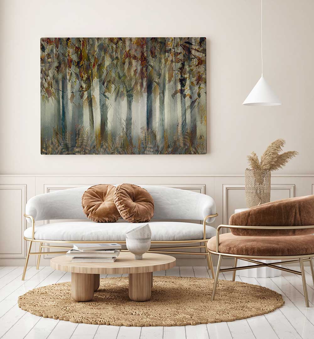 THE DARK FOREST , FLORAL FLOWER PAINTINGS