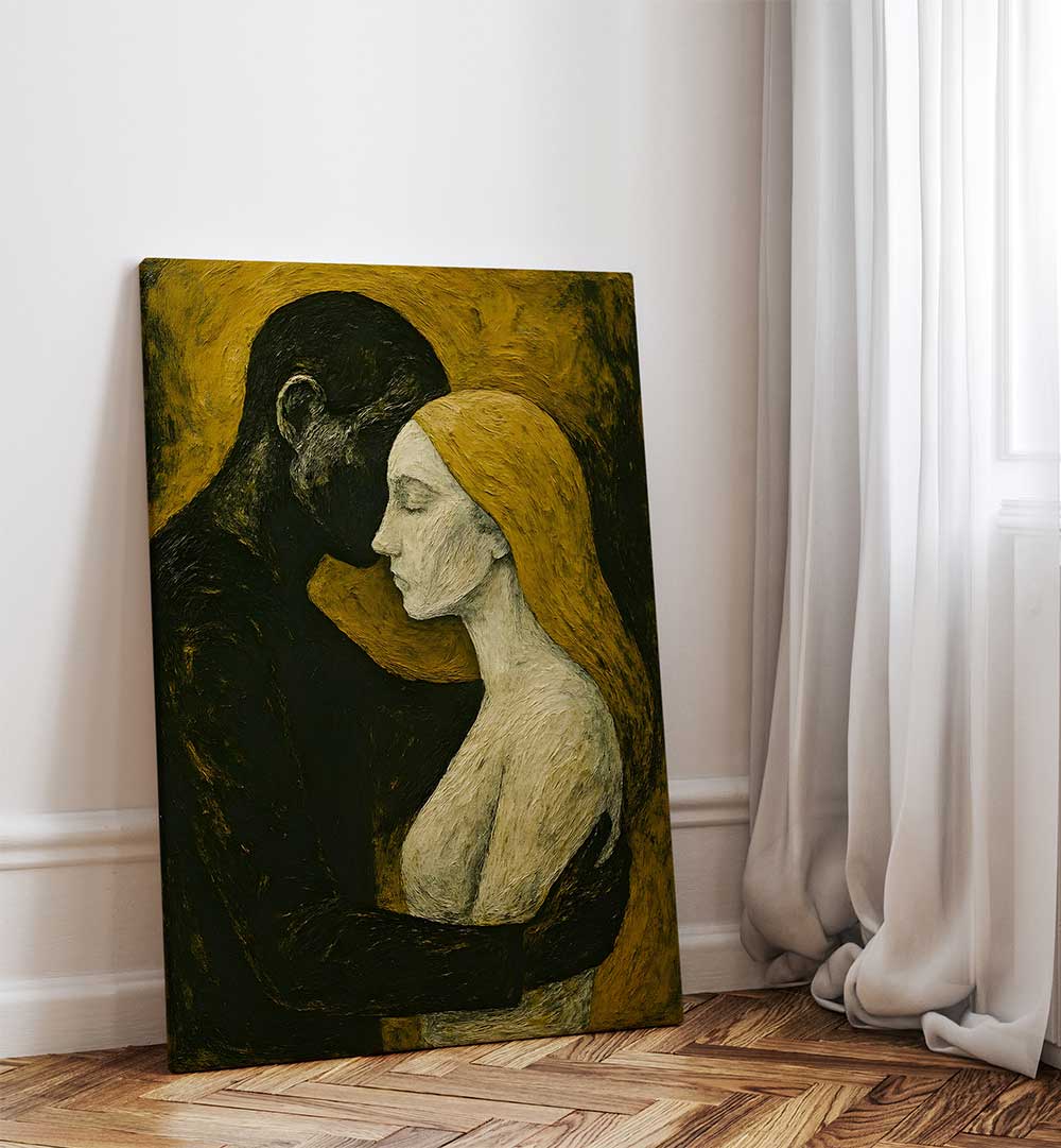 THE EMBRACE OF SHADOWS , EXPRESSIONISM PAINTINGS