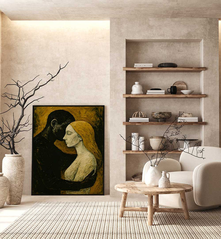 THE EMBRACE OF SHADOWS , EXPRESSIONISM PAINTINGS