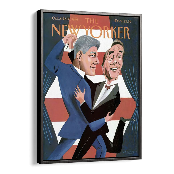  The Last Dance By Mark Ulriksen - New Yorker Magazine Cover Oct 21 1996 Artwork  in Black Floater Frame