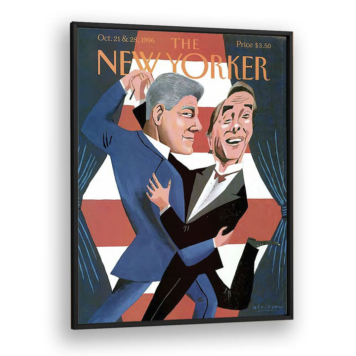  The Last Dance By Mark Ulriksen - New Yorker Magazine Cover Oct 21 1996 Artwork  in Black Plain Frame