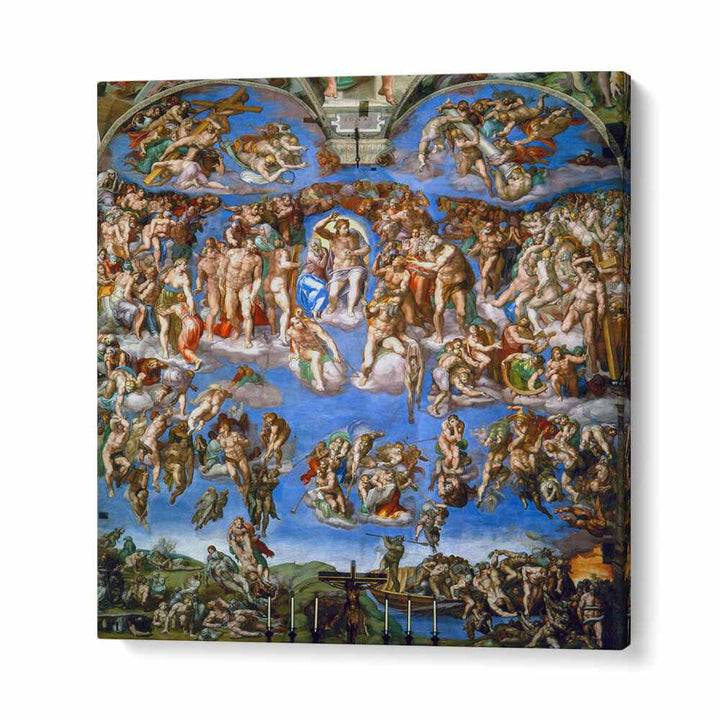 The Last Judgment (1536-1541) Michelangelo Buonarroti art painting Artwork in Gallery Wrap