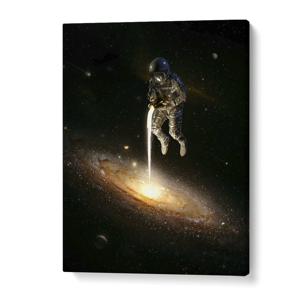 The Milky Way By Francis Minoza Astronaut & Nasa Paintings, Space Art Prints Artwork in Gallery Wrap
