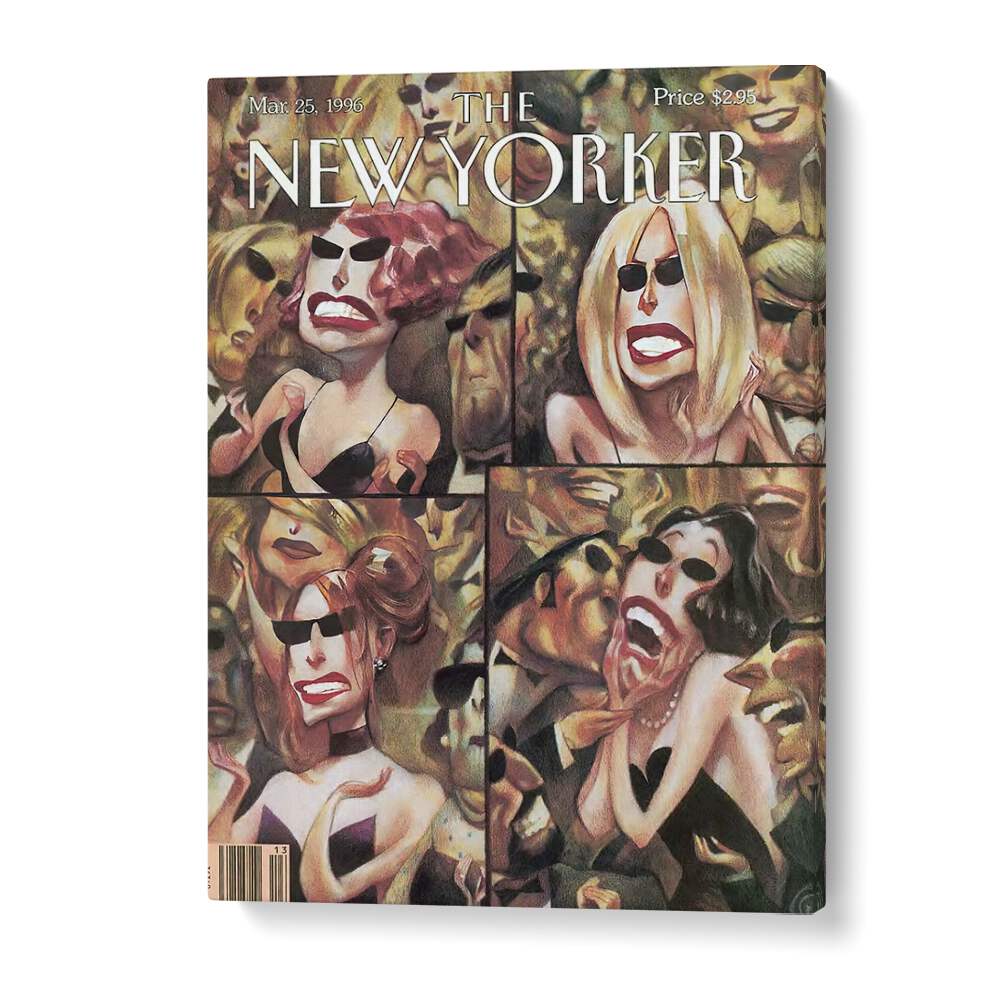 The Moment Of Truth By Carter Goodrich - New Yorker Magazine March 25 1996 Artwork in Gallery Wrap