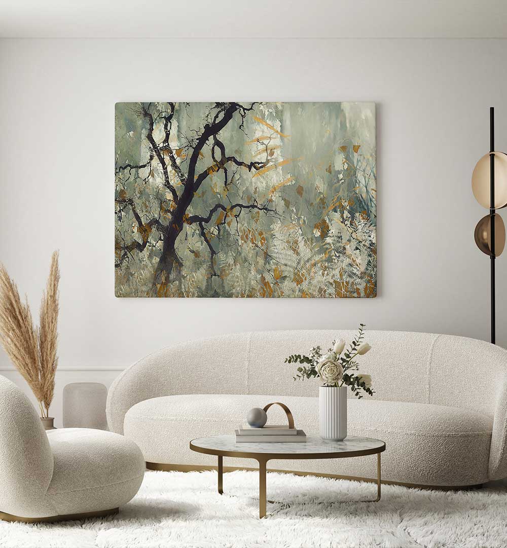 THE OLD TREE , FLORAL FLOWER PAINTINGS