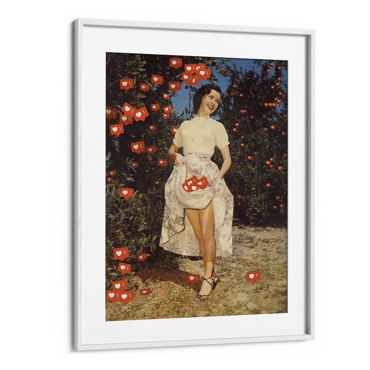 The Orchard Of Me Surreal Painting Paintings Artwork  in White frame With Mount