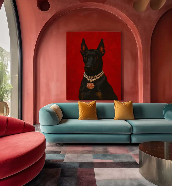 THE REGAL GUARDIAN , EXPRESSIONISM PAINTINGS