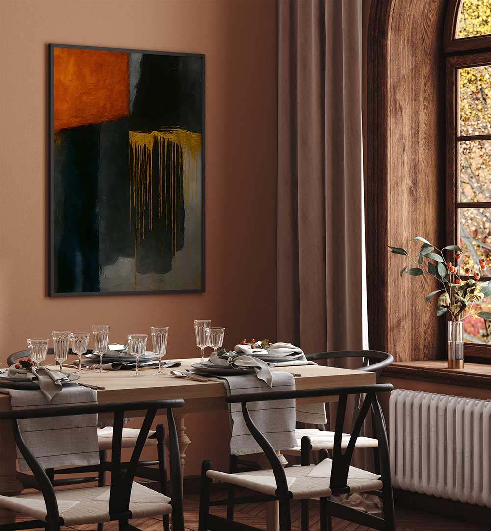 THE RITUAL OF SHADOWS , EXPRESSIONISM PAINTINGS