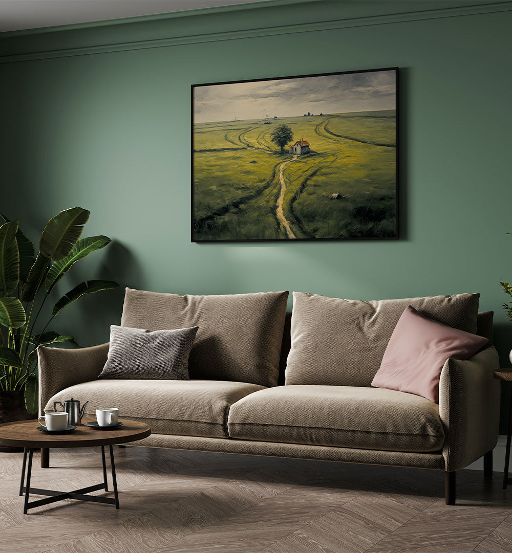 THE SOLITARY HOMESTEAD , VINTAGE LANDSCAPE