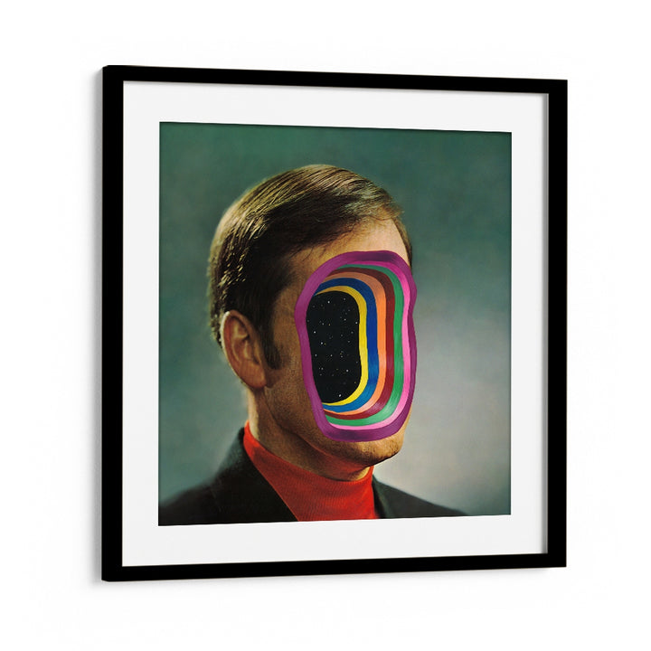 The World Of Kenneth Mckellar Pop Art Artwork in Black Frame With Mount