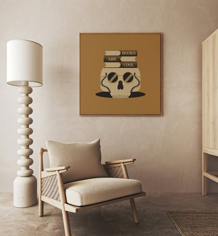 Stylish living room featuring THE BOOKS ARE COOL, FASHION POSTERS and modern decor for a chic aesthetic.