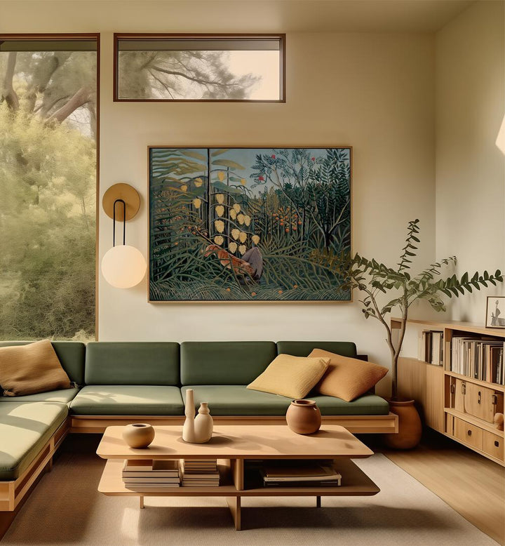 THE EQUATORIAL JUNGLE II (1909) , VINTAGE PAINTINGS