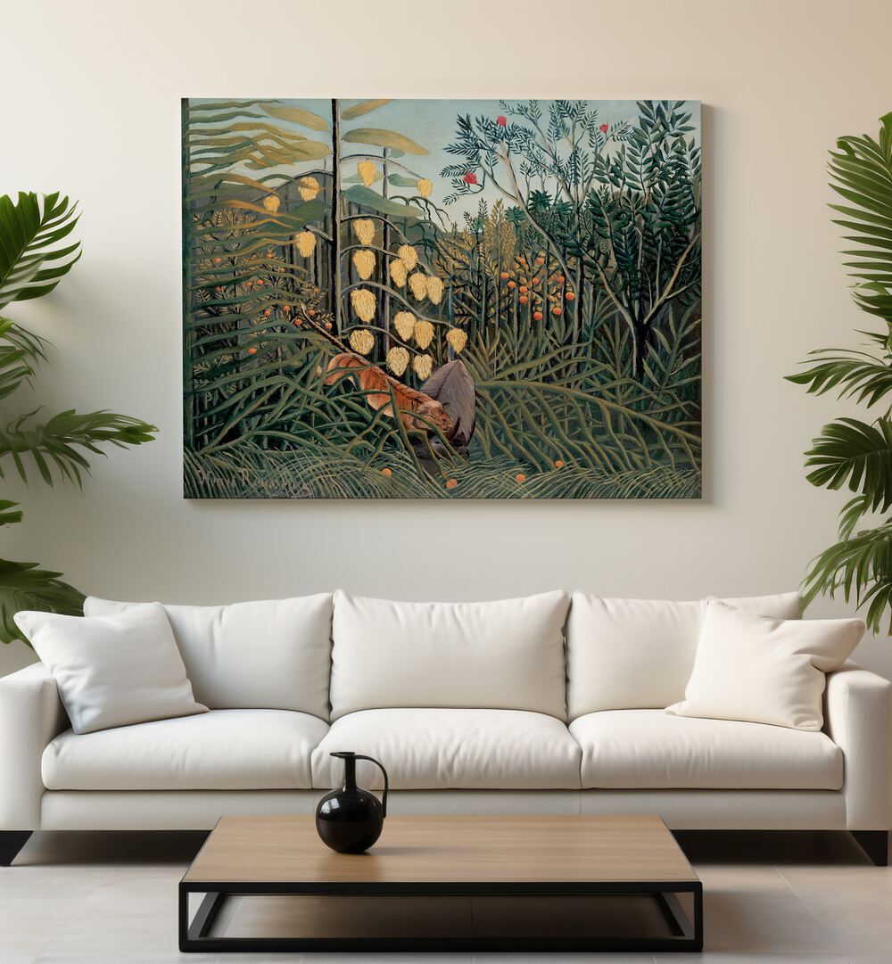 THE EQUATORIAL JUNGLE II (1909) , VINTAGE PAINTINGS