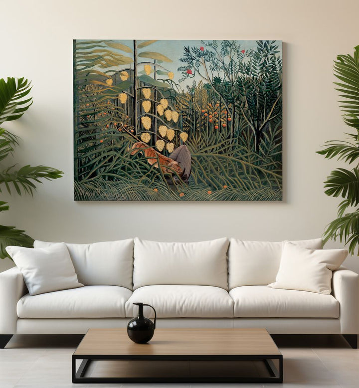 THE EQUATORIAL JUNGLE II (1909) , VINTAGE PAINTINGS