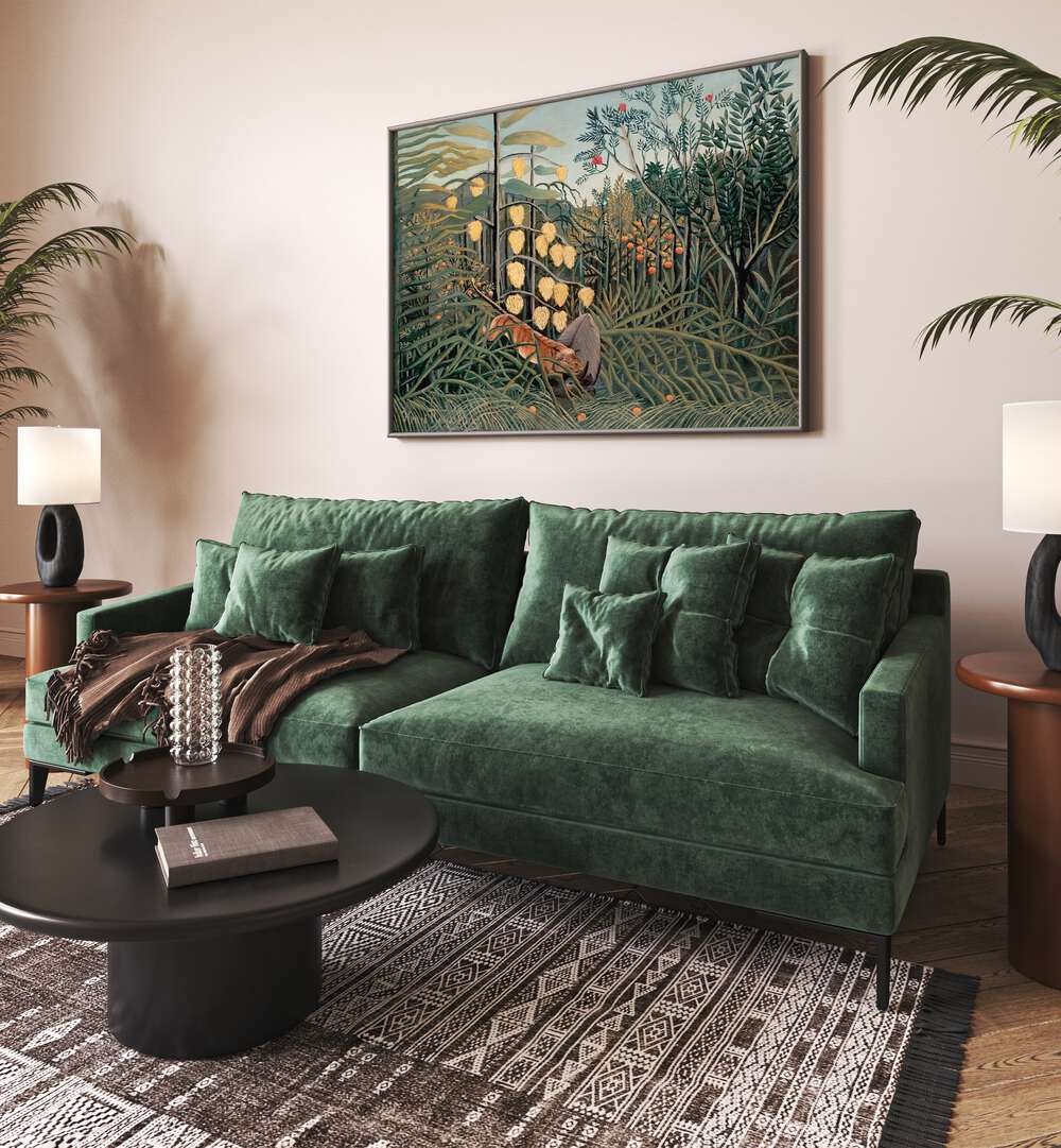 THE EQUATORIAL JUNGLE II (1909) , VINTAGE PAINTINGS