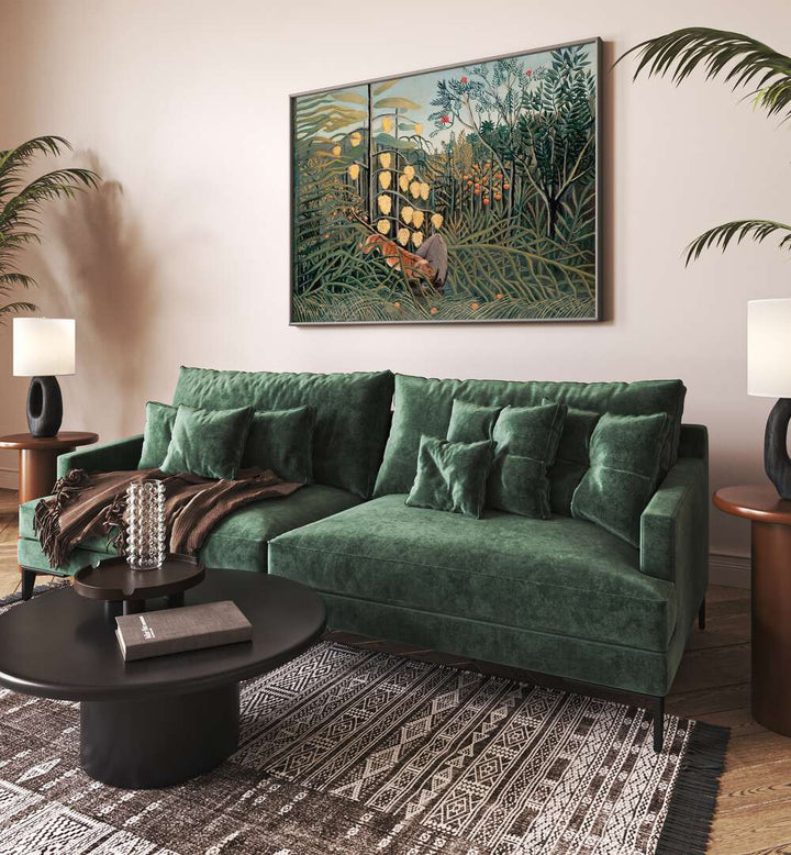 THE EQUATORIAL JUNGLE II (1909) , VINTAGE PAINTINGS