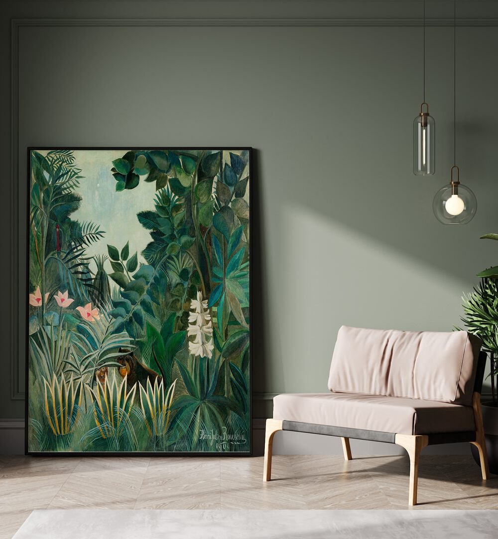 THE EQUATORIAL JUNGLE (1909) , VINTAGE PAINTINGS