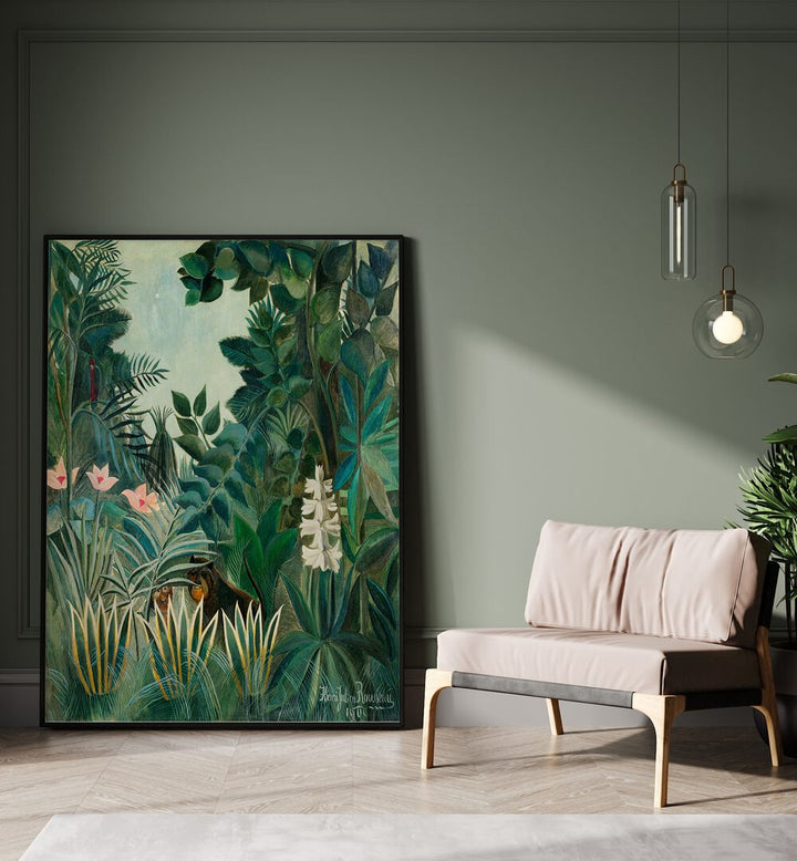 THE EQUATORIAL JUNGLE (1909) , VINTAGE PAINTINGS