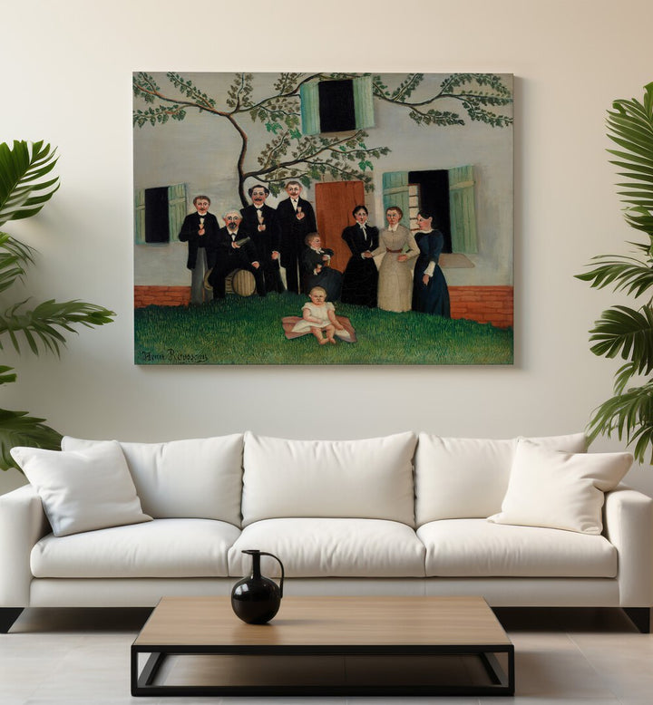 THE FAMILY , VINTAGE PAINTINGS