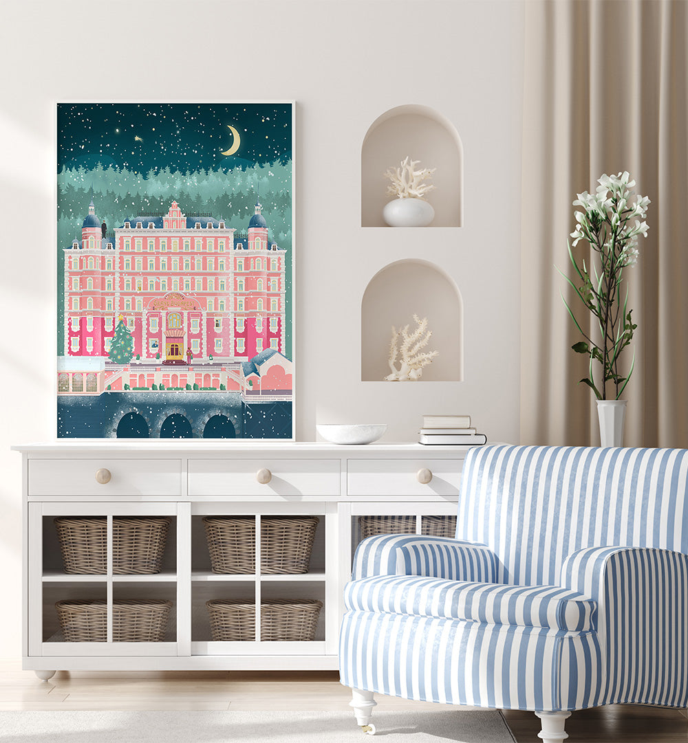 THE GRAND BUDAPEST HOTEL HOLIDAYS , TRAVEL POSTERS