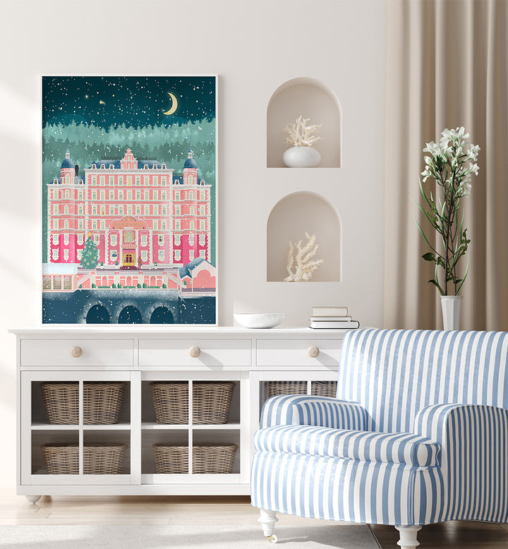 THE GRAND BUDAPEST HOTEL HOLIDAYS , TRAVEL POSTERS