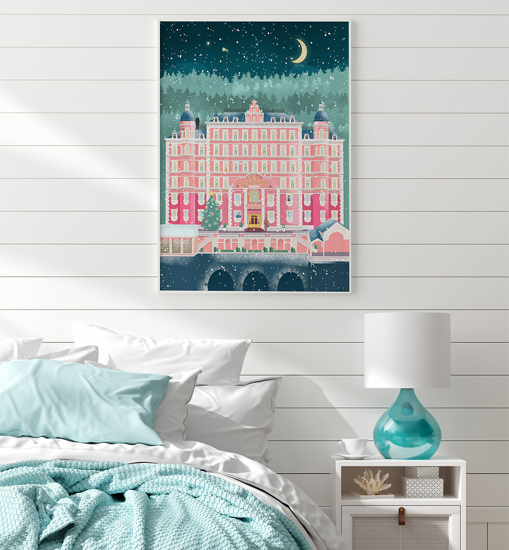 THE GRAND BUDAPEST HOTEL HOLIDAYS , TRAVEL POSTERS