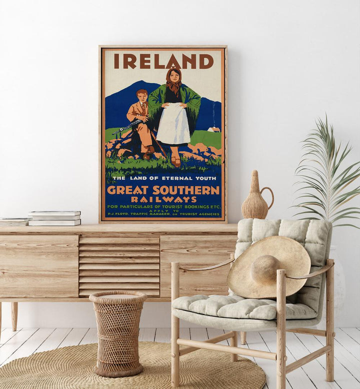 THE GREAT SOUTHERN RAILWAYS - IRELAND , TRAVEL POSTERS