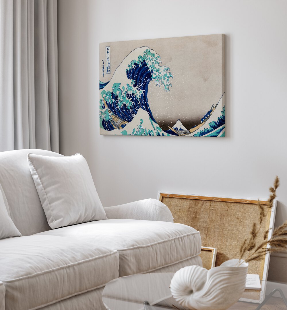 THE GREAT WAVE OFF KANAGAWA - I , VINTAGE PAINTINGS