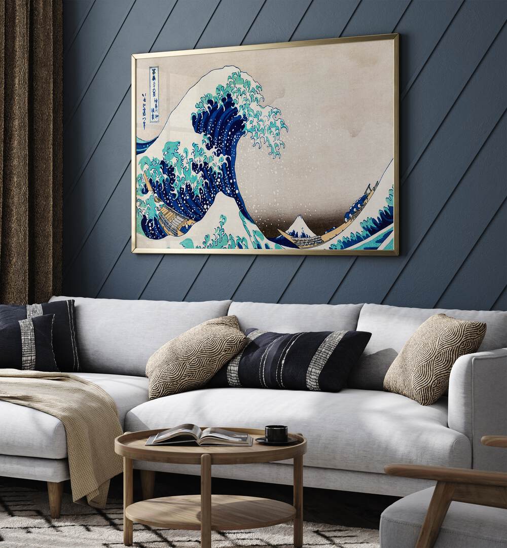 THE GREAT WAVE OFF KANAGAWA - I , VINTAGE PAINTINGS