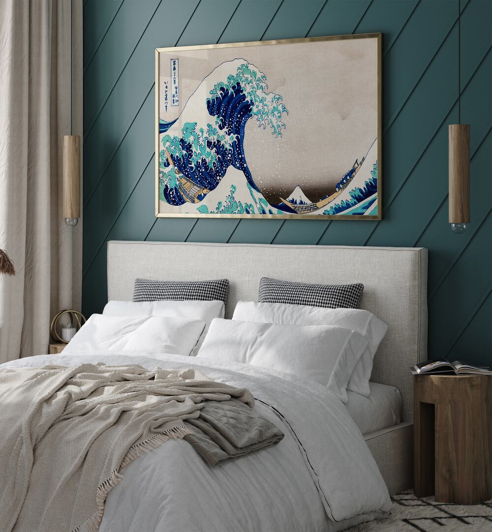 THE GREAT WAVE OFF KANAGAWA - I , VINTAGE PAINTINGS