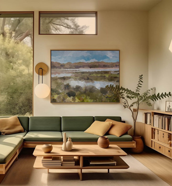 Transform your space with THE LOOKOUT, LANDSCAPE PAINTINGS, showcasing serene nature-inspired artistry.