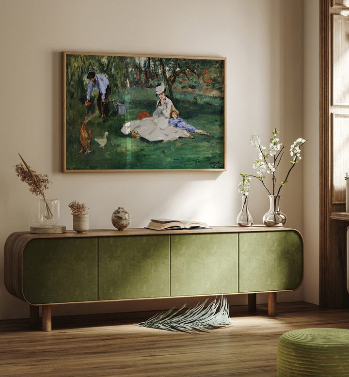 THE MONET FAMILY , VINTAGE PAINTINGS