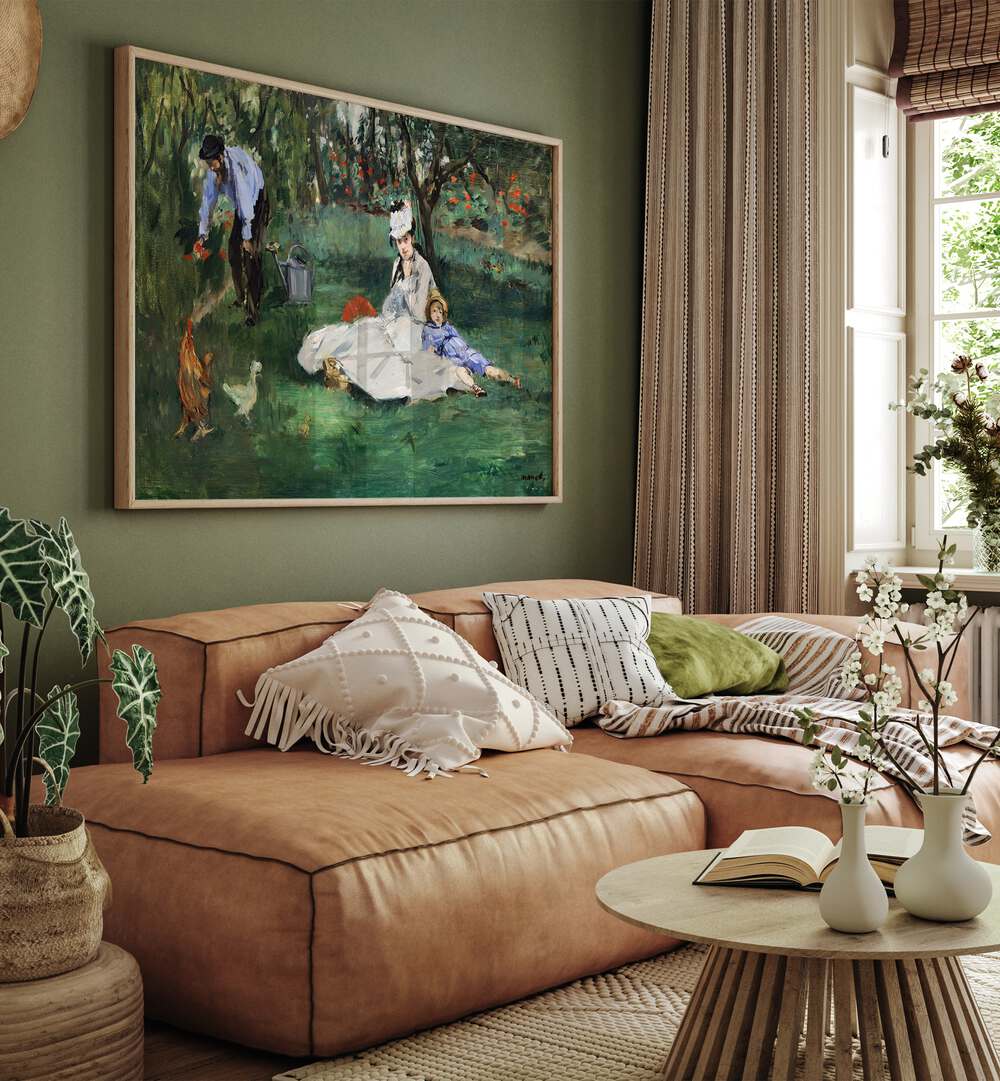 THE MONET FAMILY , VINTAGE PAINTINGS