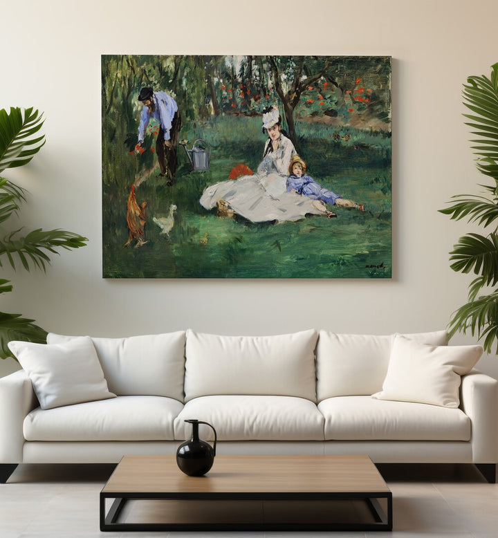 THE MONET FAMILY , VINTAGE PAINTINGS
