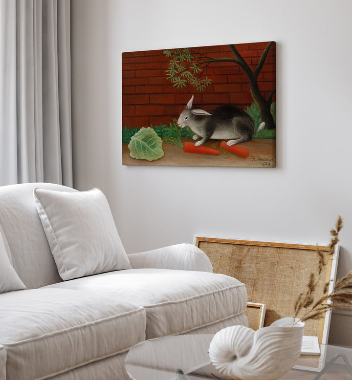 THE RABBIT'S MEAL , VINTAGE PAINTINGS