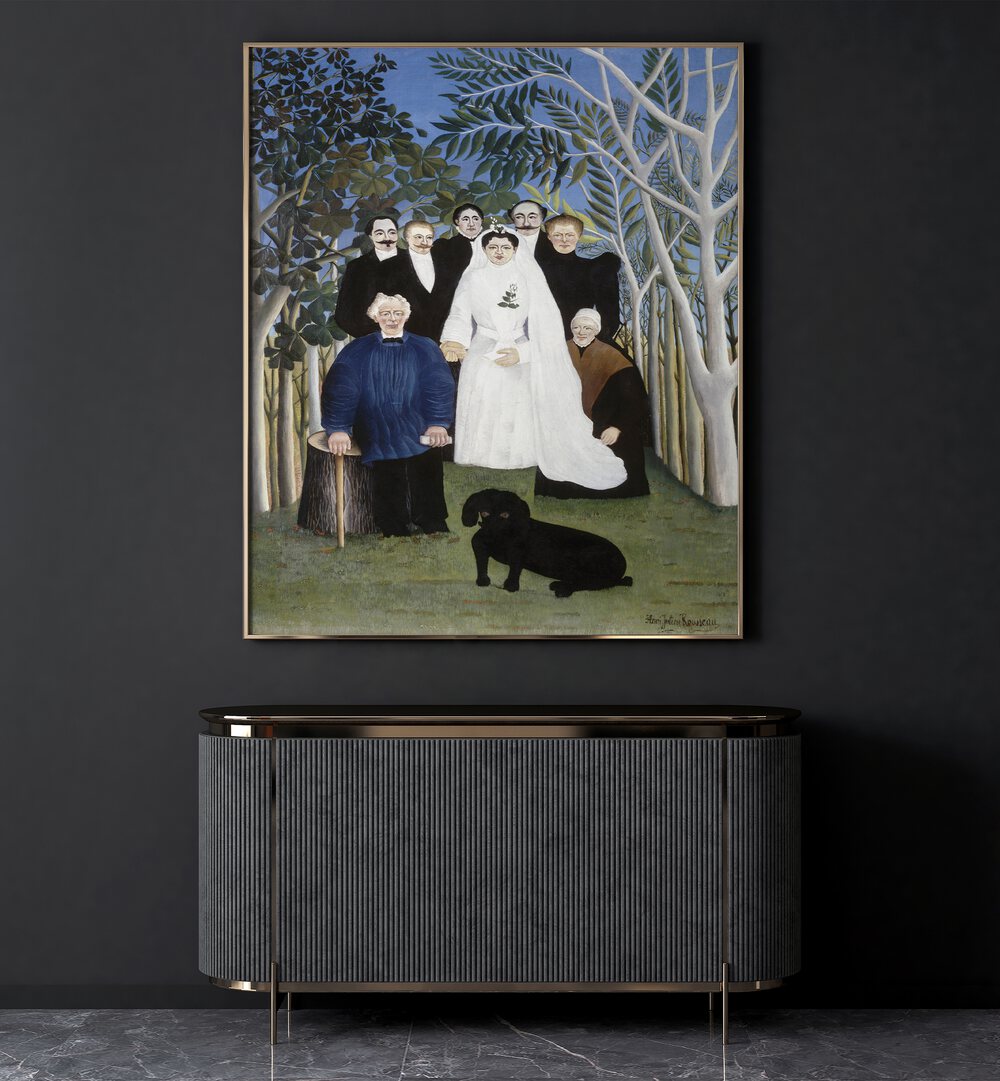 THE WEDDING PARTY (1905) , VINTAGE PAINTINGS