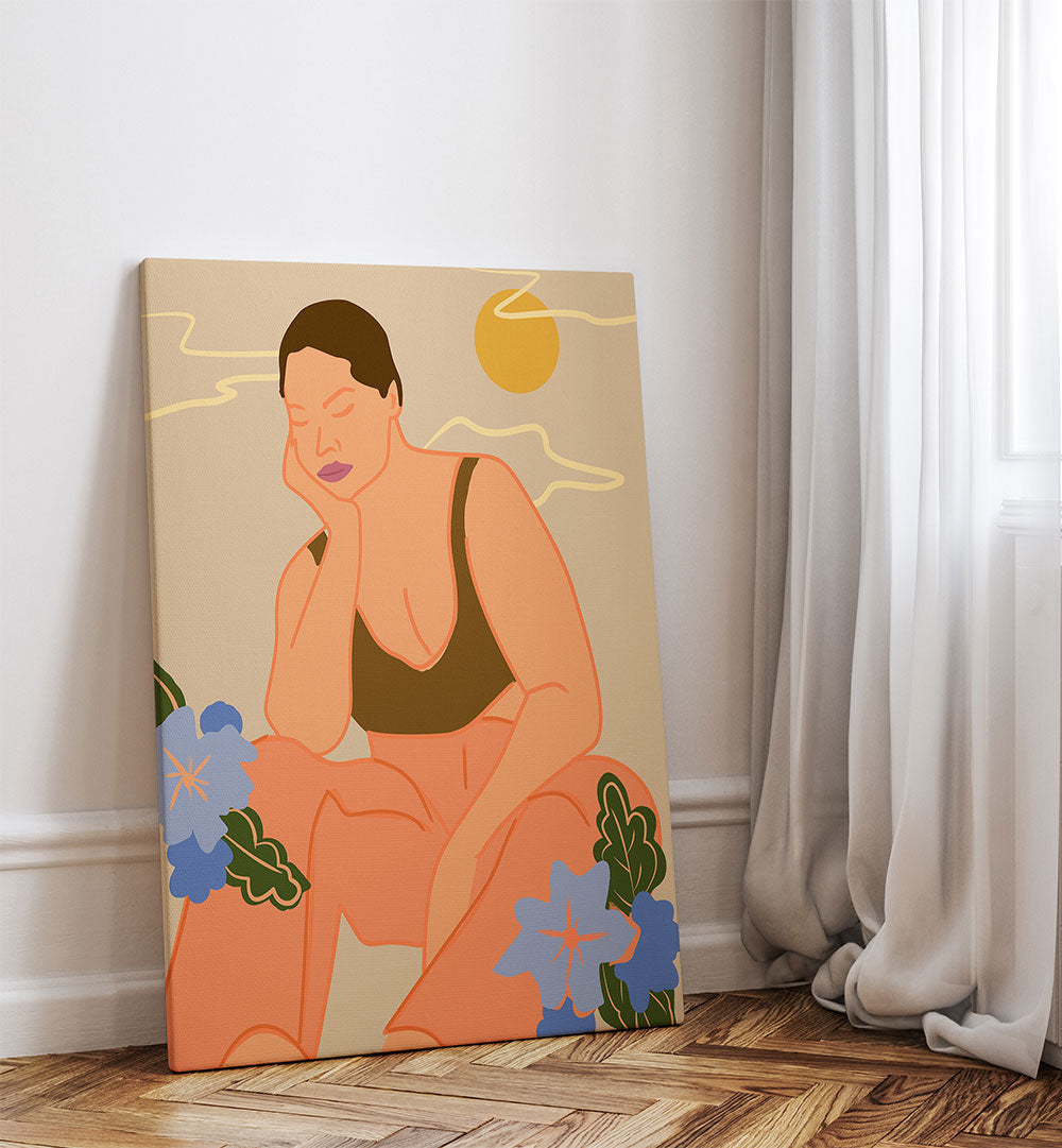 THINKING ABOUT LIFE , PORTRAITS & FIGURATIVE ILLUSTRATIONS