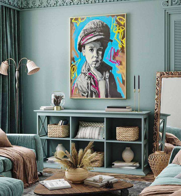 THIS VIBRANT GRAFFITI ARTWORK , POP ART PAINTINGS