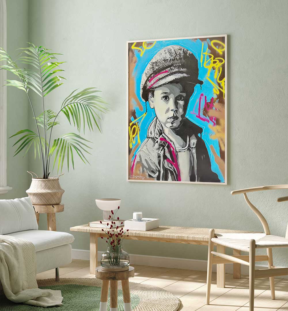 THIS VIBRANT GRAFFITI ARTWORK , POP ART PAINTINGS