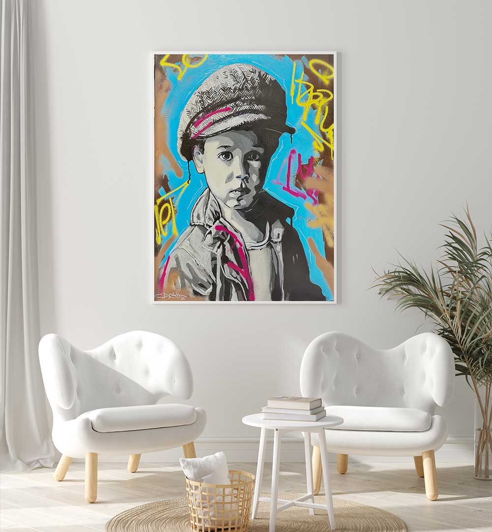 THIS VIBRANT GRAFFITI ARTWORK , POP ART PAINTINGS