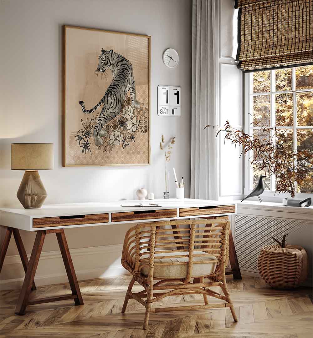 TIGER SPIRIT II , ANIMAL PAINTINGS