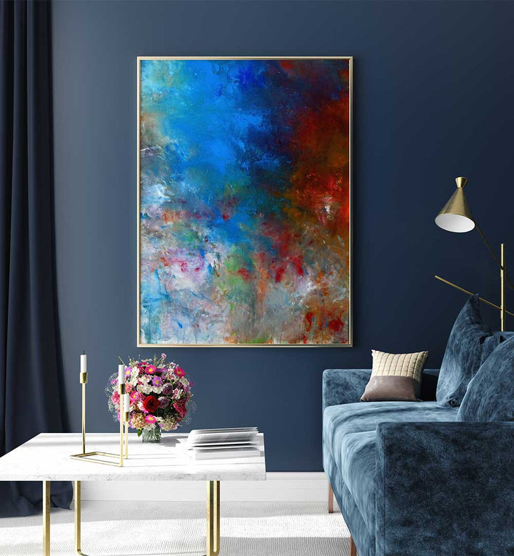 Transform your home with TIME AND SPACE, ABSTRACT PAINTINGS featuring vibrant colors and bold brush strokes.