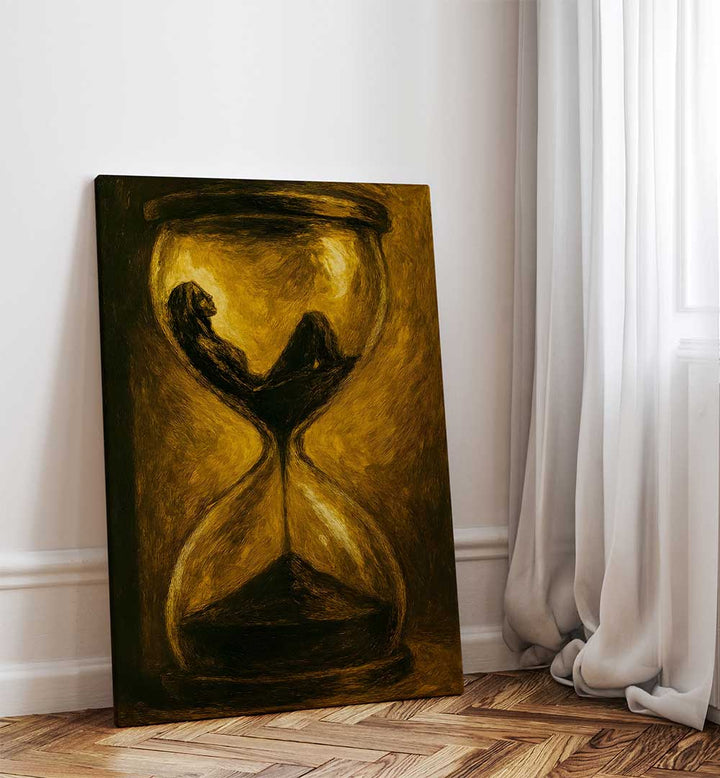 TIME'S LAST GRAIN , EXPRESSIONISM PAINTINGS